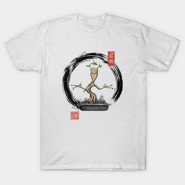 Bonsai Meditations T-Shirt by Vincent Trinidad Art